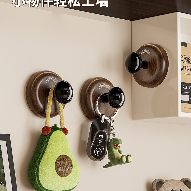 Ručka za vrata sa usisnom čašicom i kukom za vrata, garderobu i prozore — bez bušenja, model 985, materijal: svilen cvijet