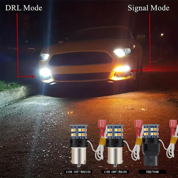 Auto LED suuna- ja päevavalge valgus, 2.5W, 9–28V, 3030 LED, 6000–6500K, 50 000 h