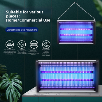 Električna lampa za ubijanje komaraca – unutarnja i vanjska upotreba, za restorane i hotele – 220V, model LG-D, CE potvrda