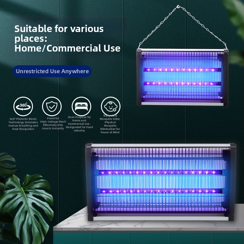 Električna lampa za ubijanje komaraca – unutarnja i vanjska upotreba, za restorane i hotele – 220V, model LG-D, CE potvrda