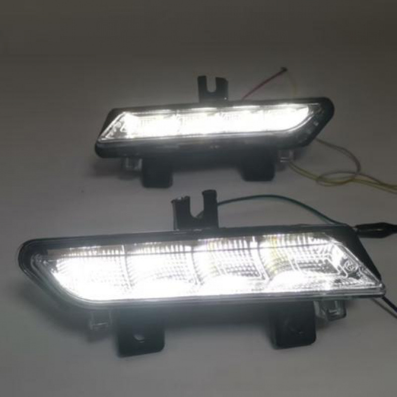 Dienos važiavimo šviesos ir LED rūko žibintai Renault modeliams | ABS, 12V, 1W, 6000 lm