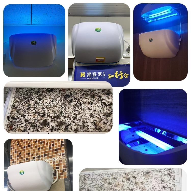 Lampă lipicioasă pentru capturarea țânțarilor și muștelor, interior — lumină UV, acoperire 41–60 m², putere 8W/16W, carcasă ABS, ignifugă