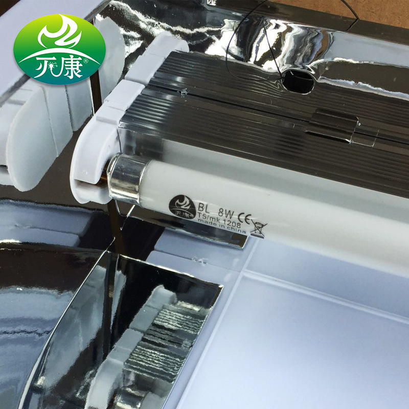 Lampă lipicioasă pentru capturarea țânțarilor și muștelor, interior — lumină UV, acoperire 41–60 m², putere 8W/16W, carcasă ABS, ignifugă