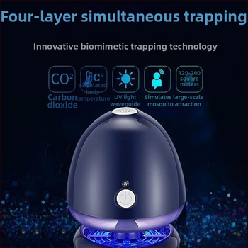 Vidaus moskitų naikinimo lemputė, tylus siurbimo tipas, UV-A purpurinė šviesa, 220V, tinka 20–50 m², modelis S-23, prekinis ženklas Manosch