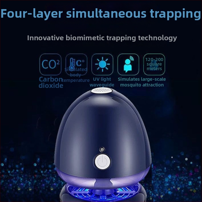 Vidaus moskitų naikinimo lemputė, tylus siurbimo tipas, UV-A purpurinė šviesa, 220V, tinka 20–50 m², modelis S-23, prekinis ženklas Manosch