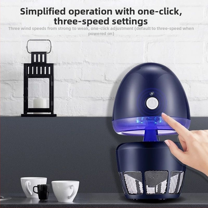 Vidaus moskitų naikinimo lemputė, tylus siurbimo tipas, UV-A purpurinė šviesa, 220V, tinka 20–50 m², modelis S-23, prekinis ženklas Manosch