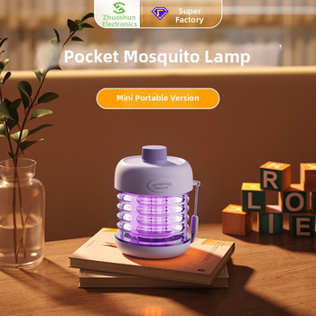 LED lampica za ubijanje komaraca s lovom svjetlosnim valom i električnim šokom, ponovno punjiva, pokrivenost do 20 m², vrijeme punjenja 2 sata, trajanje baterije 8–12 sati