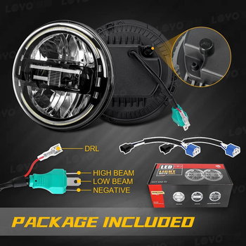 LED far Jeep Wrangler JK – 60W, 12V, 6000 lm, IP67, životni vijek 50000 h