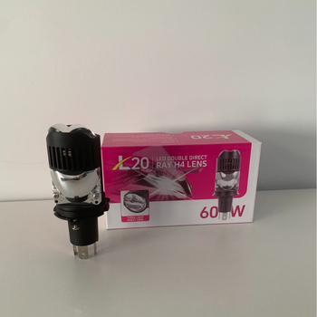 H4 LED prednje svjetlo automobila s izravnim priključkom, dvostruka fisheye leća, 60W, 13.7V, IP68