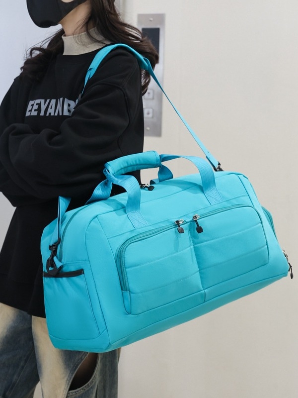 Sportska torba za putovanje i fitness s odjeljivanjem suho/mokro, otporan Oxford materijal, crossbody dizajn, kapacitet 36–55 L, unisex