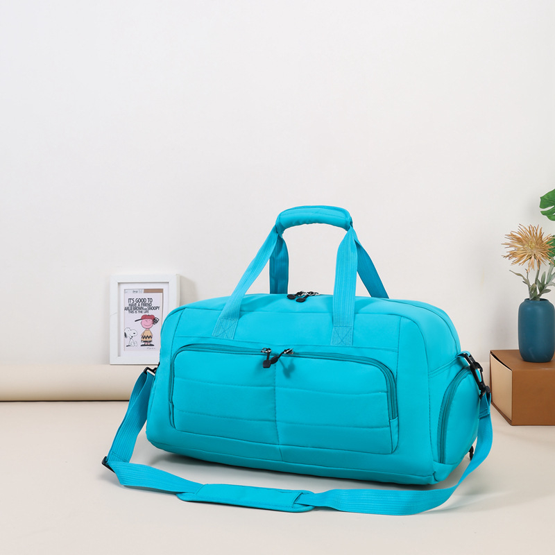 Sportska torba za putovanje i fitness s odjeljivanjem suho/mokro, otporan Oxford materijal, crossbody dizajn, kapacitet 36–55 L, unisex