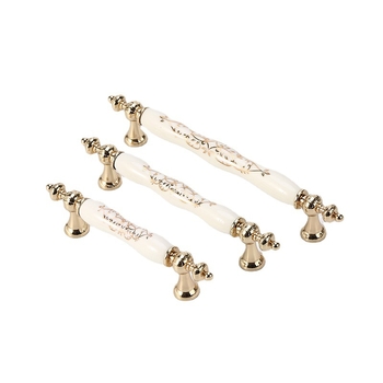 Ručka za vrata ormarića/ormara, od cinkovog legura, elektroplatirano završno, model 291, moderno minimalistički stil, lagani luksuz