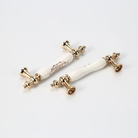 Ručka za vrata ormarića/ormara, od cinkovog legura, elektroplatirano završno, model 291, moderno minimalistički stil, lagani luksuz