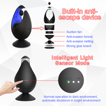 Lampa za ubijanje komaraca - LED, pokrivenost 11–20㎡, ABS kućište, bez toksina, višestruko podešavanje