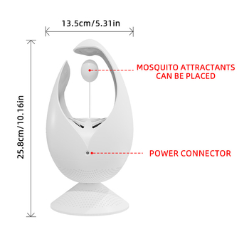 Lampa za ubijanje komaraca - LED, pokrivenost 11–20㎡, ABS kućište, bez toksina, višestruko podešavanje