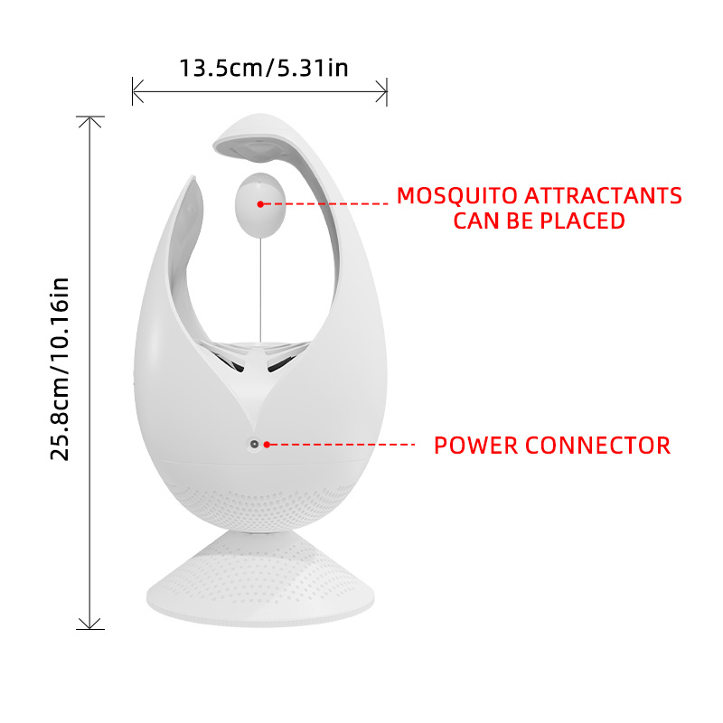 Lampa za ubijanje komaraca - LED, pokrivenost 11–20㎡, ABS kućište, bez toksina, višestruko podešavanje