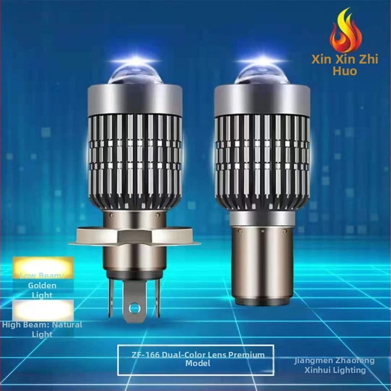 H4 LED motocykel hlavné svetlo – 25W, 2500lm, 12-85V, hliníkové puzdro s odvodom tepla, vodotesné a prachu odolné