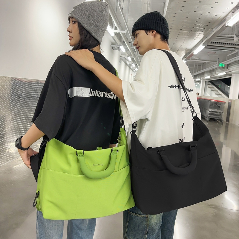 Putna torba za muškarce i žene, veliki kapacitet, preko ramena, mogućnost loga, sportska torba, 36–55L, Oxford platno, vodootporna, lagana, izdržljiva, proširiva