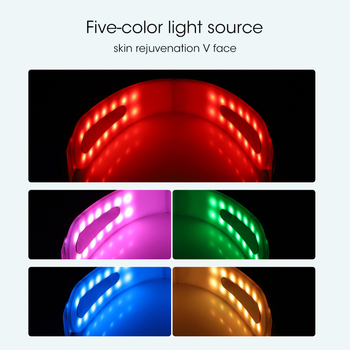 Mikrostrujni uređaj za lice, V-oblik masera za lice, masaža lica, lifting i učvršćivanje, višenamjenski masažer (Model 106A98, električni, vibracijski stil, kućište ABS)