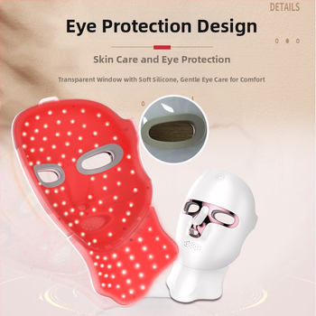 LED grožio kaukė ir spuogų gydymo įrenginys, fotonų terapija, sumažina raukšles, namų ir komerciniam naudojimui