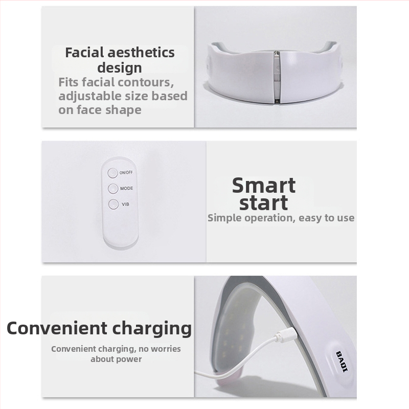 KS-6908 masažer za lice s vibracijama, električni, tip vibracije, ABS kućište, model 2022