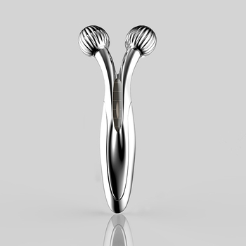 Лицев масажор с микроток, ролков тип, модел LKL-1911C, неелектричен, корпус с електроплатина, пуснат през 2019