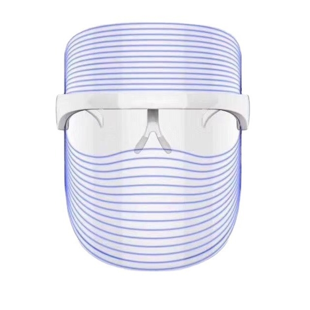 LED maska za lice za obnovu kože, prijenosna baterija 300–500 mAh, IPX2 vodootpornost, svjetlosna terapija