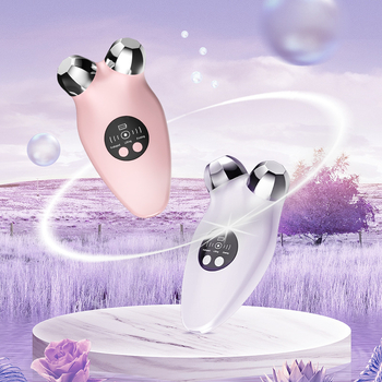 EMS mikrostrujno lice lifting uređaj s roler glavom, grijani EMS vibracijski način, glava od oktagonalnog legiranog materijala, model LM-682