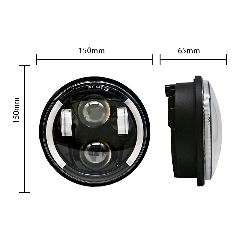 LED prednje svjetlo za motor i električno vozilo | 30W, 9-32V, IP67, 2000-3000 lm