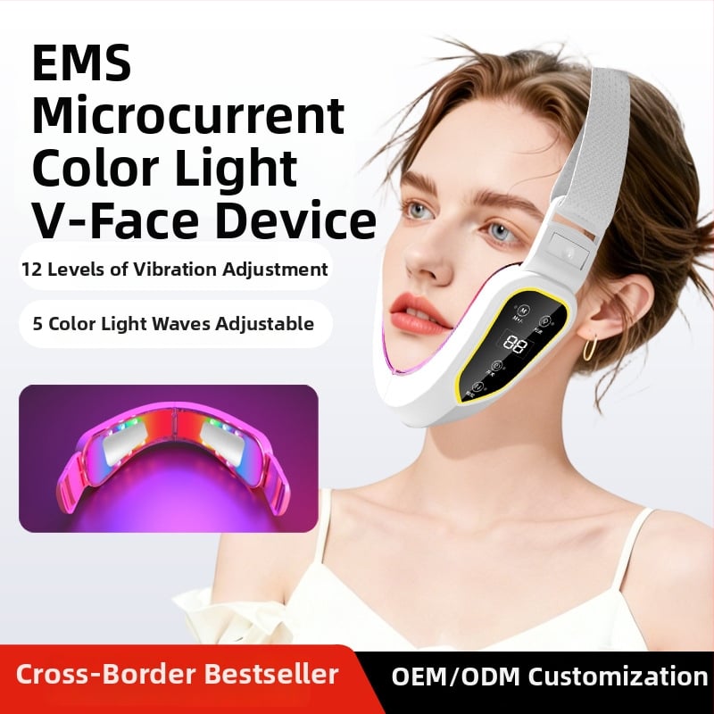 EMS mikrostrujno lice uređaj, višenamjenski alat za podizanje lica i oblikovanje V‑oblika lica, model V80, CE/ROHS certifikat
