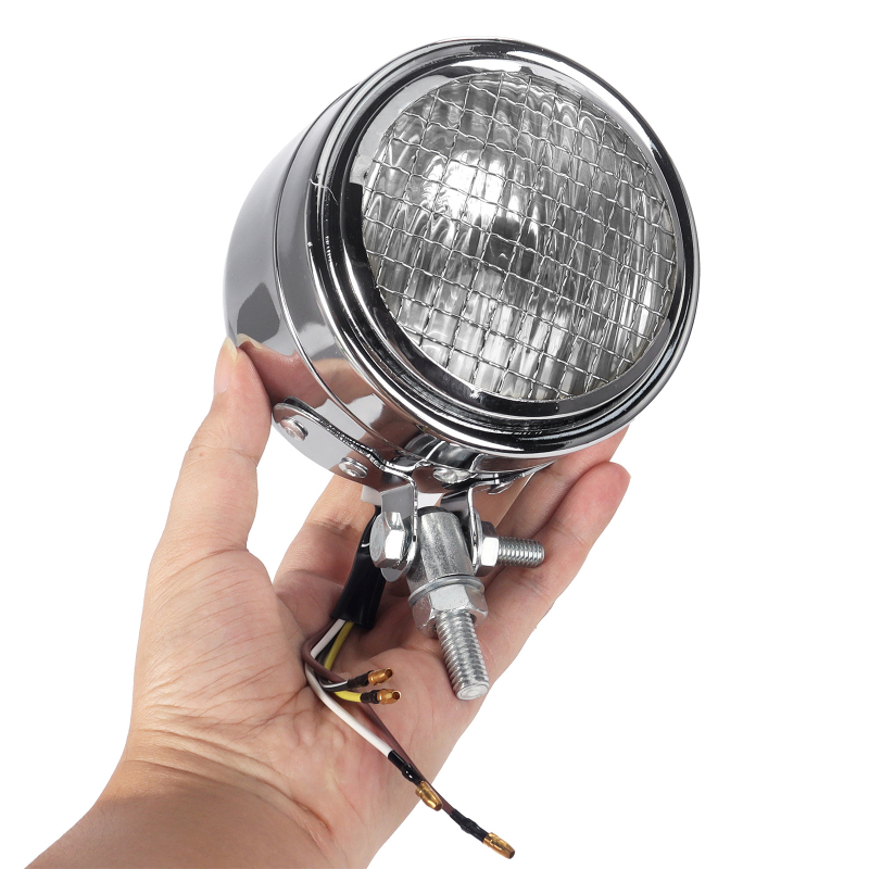 Φανάρι μοτοσικλέτας - πλέγμα, μεταλλικό περίβλημα, 12V, 35W Halogen, IP66