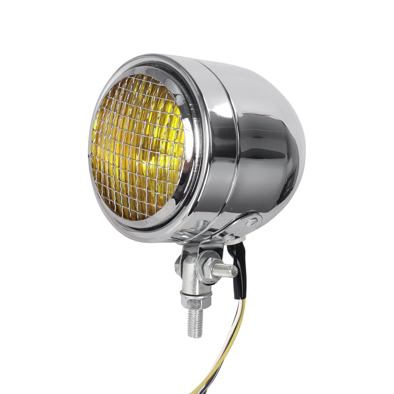 Φανάρι μοτοσικλέτας - πλέγμα, μεταλλικό περίβλημα, 12V, 35W Halogen, IP66