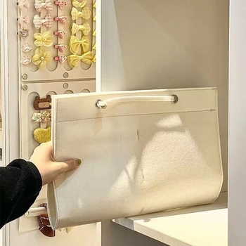 Zidni organizator za kopče za kosu, filc, dvostruki sloj, djevojački stil, Jesen 2022