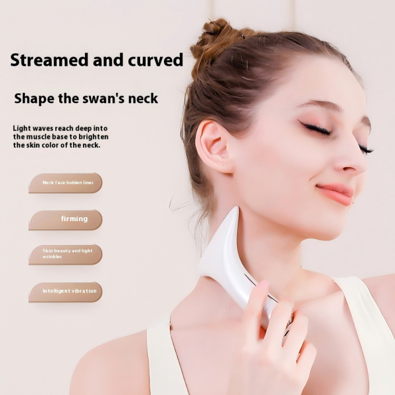 Uređaj za njegu vrata za kućnu upotrebu — njega kože, masaža vrata, obnova kože, podizanje i zatezanje, prenosiv s ugrađenom baterijom 300–500mAh, IPX5 vodootporan