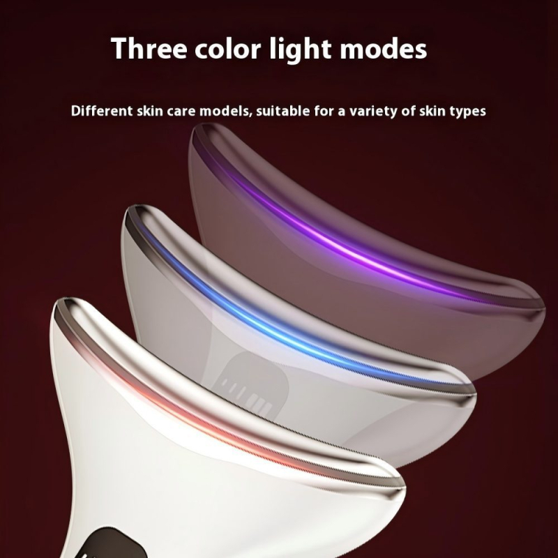 Uređaj za njegu vrata za kućnu upotrebu — njega kože, masaža vrata, obnova kože, podizanje i zatezanje, prenosiv s ugrađenom baterijom 300–500mAh, IPX5 vodootporan