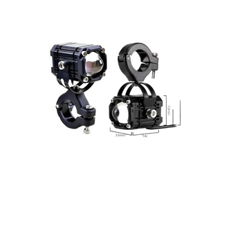 Motorkerékpár fényszóró Démon Szem effektussal, rendkívül fényes, távoli és közel irányú fénysugár, LED módosítás, villogó üzemmód