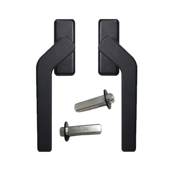 Mâner din aluminiu pentru uși și ferestre, ax pătrat, funcționare silențioasă, model Broken Bridge, stil modern minimalist