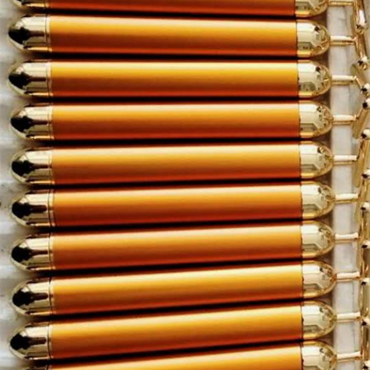 V formos veido masažuoklis su vibracija, elektrinė grožio priemonė su elektroplatinātu korpusu, modelis 2028