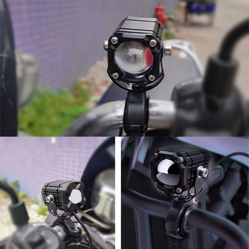 Φανάρι μοτοσυκλέτας Demon Eye, LED προβολέας, λέιζερ φακός, IP67 αδιάβροχο, 6000 lm, 30 W, 9-80 V