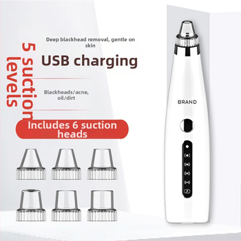 Elektrinis juodųjų dėmių siurbimo prietaisas YC168, porų valymas, 5 greičių reguliavimas, CE/FCC/ROHS sertifikuotas