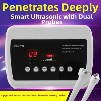 Qi Zi dispozitiv ultrasonic pentru curățarea feței cu touchscreen, rejuvenare a pielii, strălucire