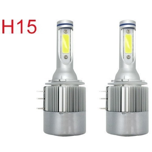 TCYATO faruri LED H15 pentru mașină cu lumini de zi, din aliaj de aluminiu