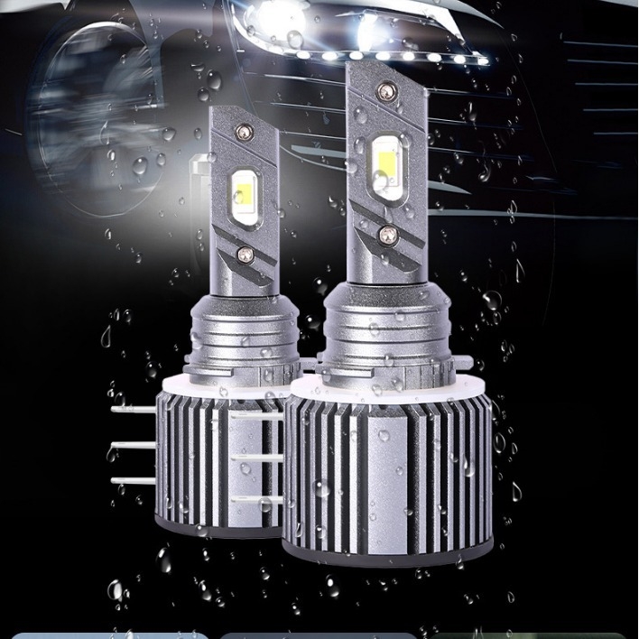 TCYATO faruri LED H15 pentru mașină cu lumini de zi, din aliaj de aluminiu