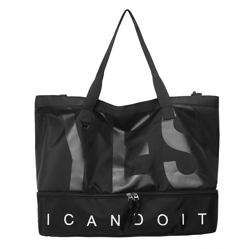 Geantă de voiaj unisex 36–55L, Oxford, impermeabilă și cu compartiment uscat-umed