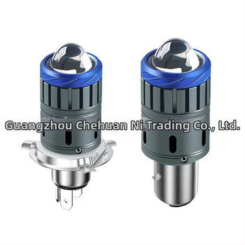 Motocyklové LED svetlo 3570, dvojfarebná šošovka, kompatibilné s H4/H6/BA20D, 26W, 12–80V, 6000K, hliníkové telo