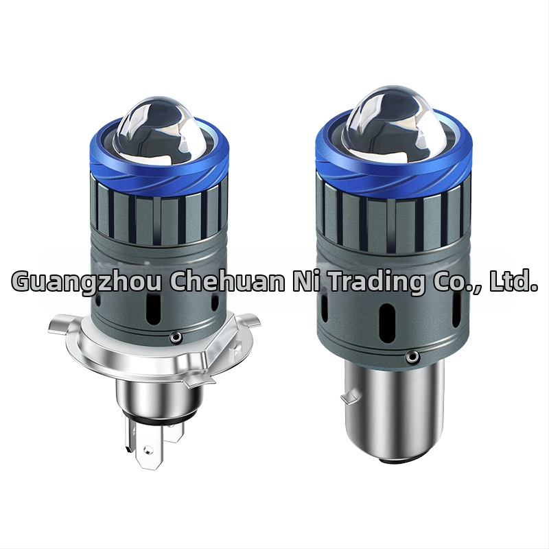 Motocyklové LED svetlo 3570, dvojfarebná šošovka, kompatibilné s H4/H6/BA20D, 26W, 12–80V, 6000K, hliníkové telo