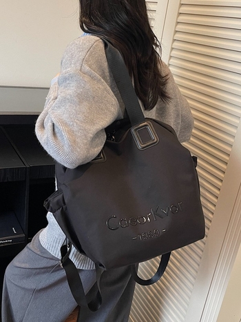 Rucsac feminin ușor, stil urban minimalist — capacitate sub 20 L, încap laptop de 8 inci, nailon, multifuncțional