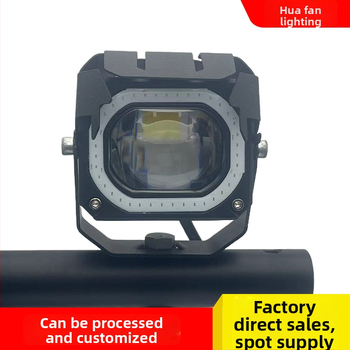 Reflektor pre motocykel – vonkajšia pomocná lampa, hliníkové puzdro, 12W, 9-80V, IP67, LED 3570