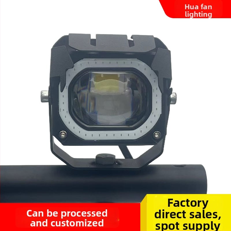 Reflektor pre motocykel – vonkajšia pomocná lampa, hliníkové puzdro, 12W, 9-80V, IP67, LED 3570