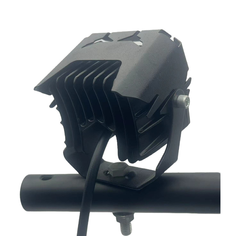 Φακός μοτοσικλέτας, εξωτερικός βοηθητικός λαμπτήρας, αλουμινένιος корпус, 12W, 9–80V, IP67, LED 3570